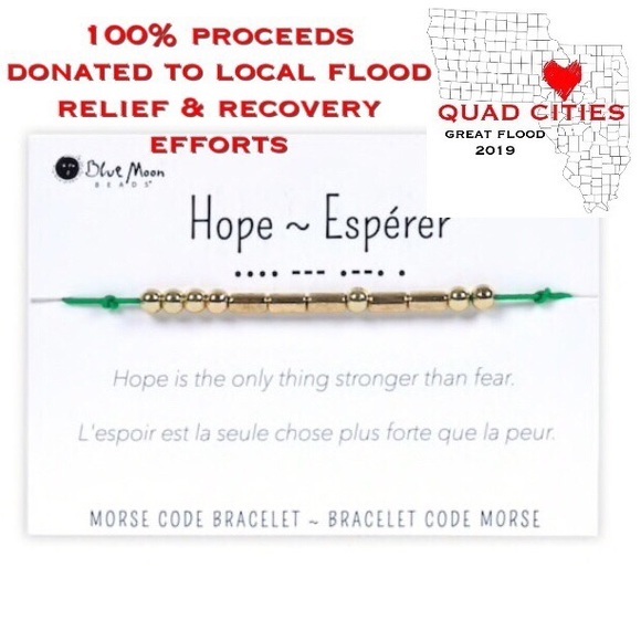 Baubl’d Jewelry - *FREE EARRINGS* Morse Code Bracelet HOPE